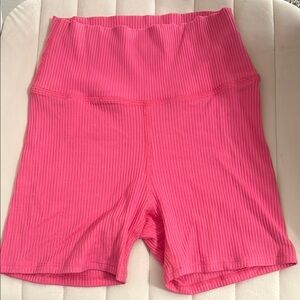 Daily Drills Women's Pink High-Waisted Shorts size S